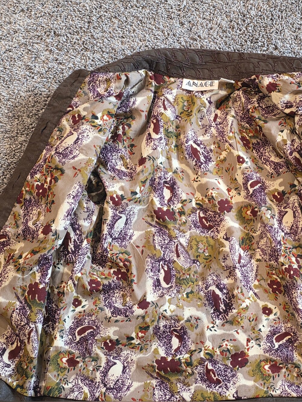 ANAGE Stud-Embellished Button-Front Jacket Vtg Size Small - Picture 3 of 4